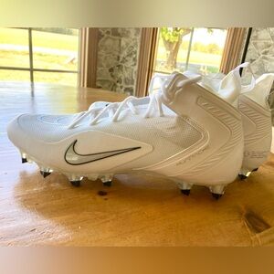 Nike Men's Alpha Huarache8 Elite Lax Lacrosse Cleats  #CW4447-101 size 14